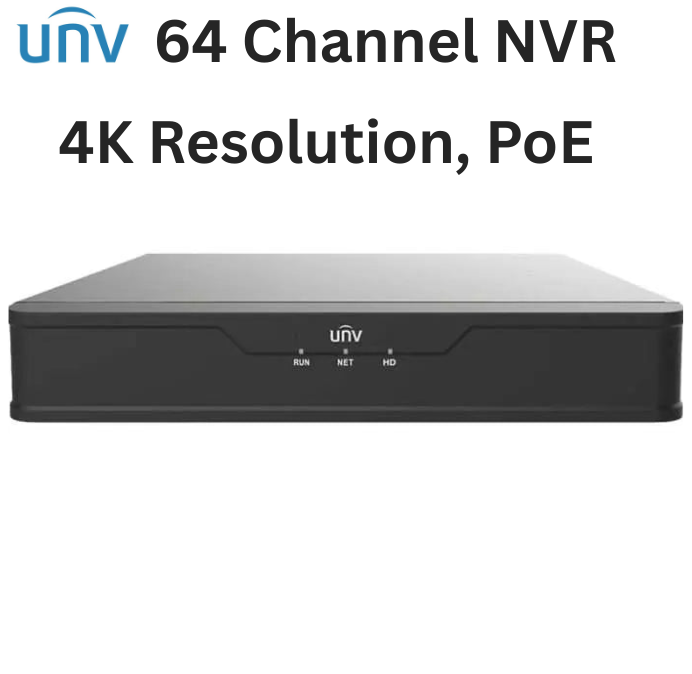 NVR516-64 Uniview Pro Series 64 Channel NVR 384Mbps Max Throughput
