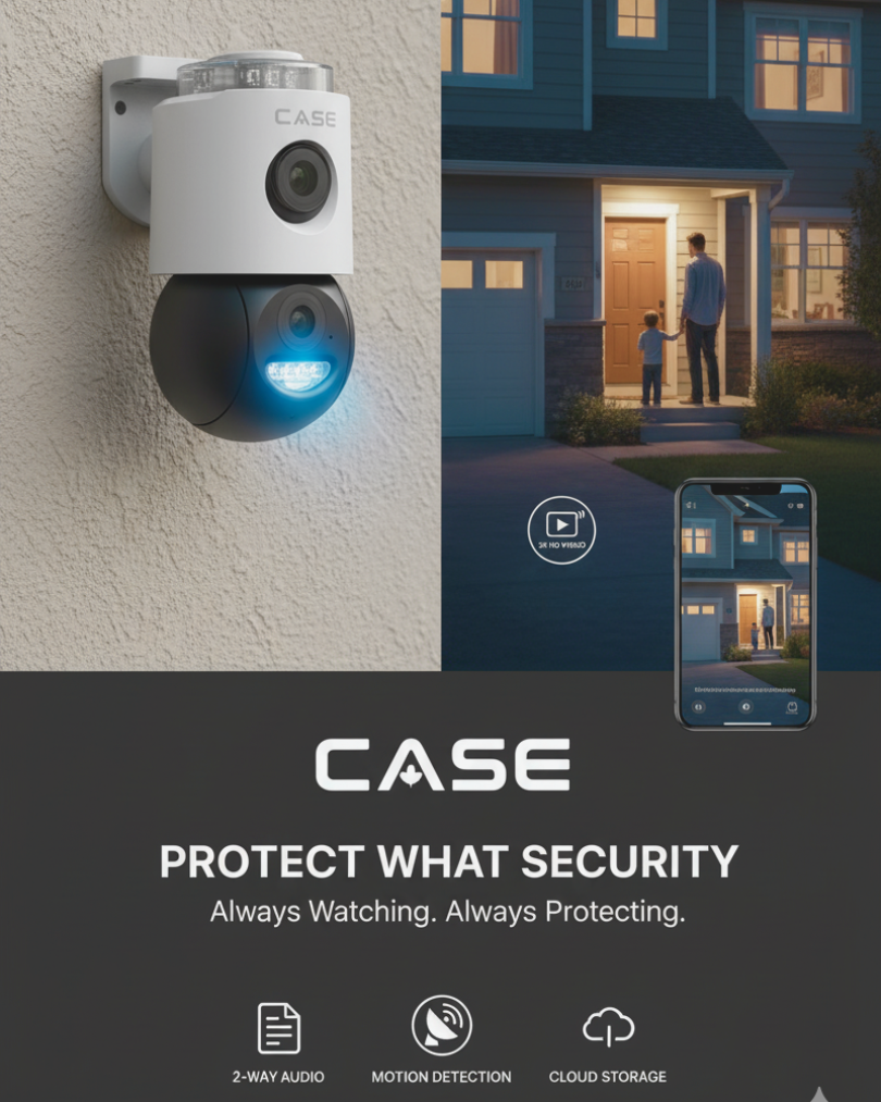 CASE CS-P63N 6MP Wi-Fi PT Security Camera | 4mm Lens