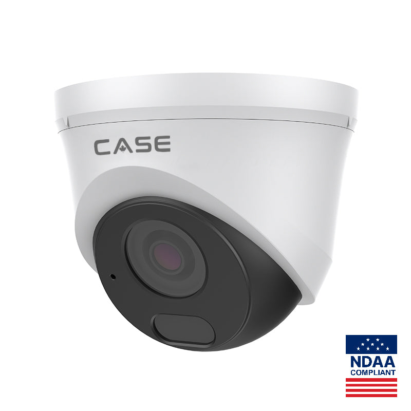 CASE CS-I4HS L-2.8mm 4MP IP Turret Camera Smart IR |POE, IP66 Rating |NDAA Compliant |6-year warranty