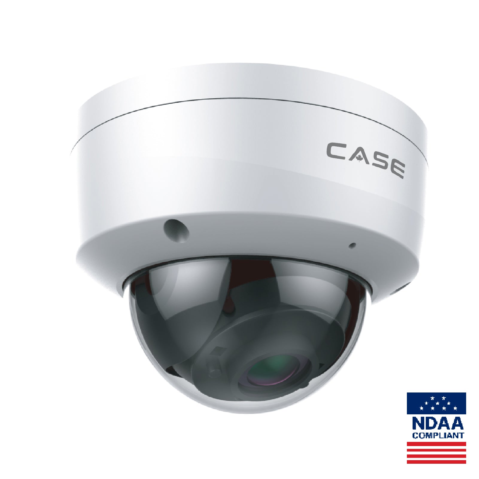 CASE CS-I4KS L-2.8mm 4MP IP Dome Camera Smart IR |POE, IP66 Rating |NDAA Compliant |6-year warranty