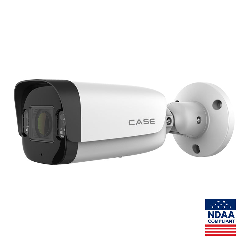 CASE CS-I4UV M-4mm 4MP IP Bullet Camera Smart IR |POE, IP66 Rating |NDAA Compliant |6-year warranty