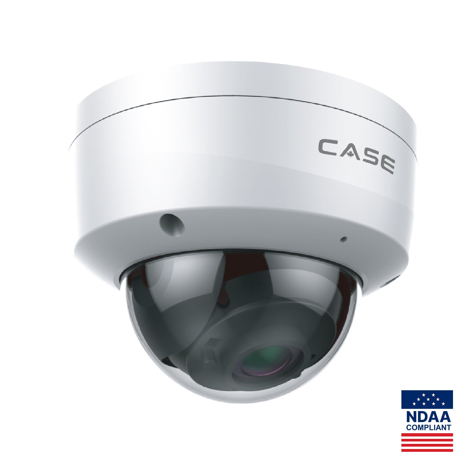 CASE CS-I5KS L-2.8mm 5MP IP Dome Camera Smart IR |POE, IP66 Rating |NDAA Compliant |6-year warranty
