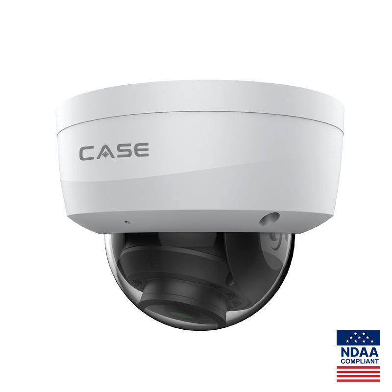 CASE CS-I5KS L-2.8mm 5MP IP Dome Camera Smart IR |POE, IP66 Rating |NDAA Compliant |6-year warranty