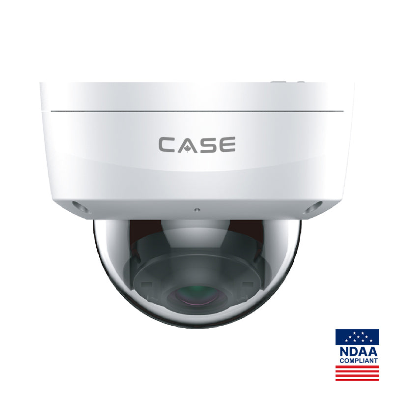CASE CS-I5KS L-2.8mm 5MP IP Dome Camera Smart IR |POE, IP66 Rating |NDAA Compliant |6-year warranty