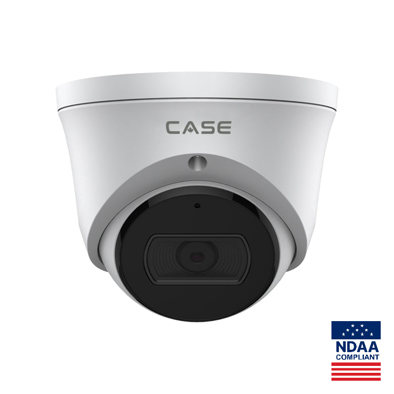 CASE CS-I8XS M-2.8mm 8MP IP Turret Camera Smart IR |POE, IP66 Rating |NDAA Compliant |6-year warranty