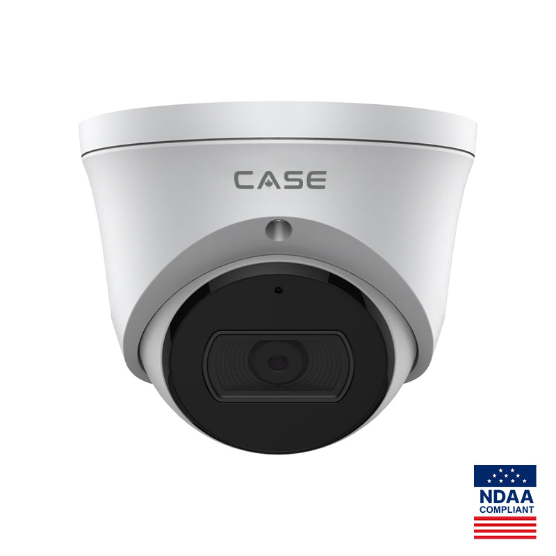 CASE CS-I5XS M-2.8mm 5MP IP Turret Camera Smart IR |POE, IP66 Rating |NDAA Compliant | 6-year warranty