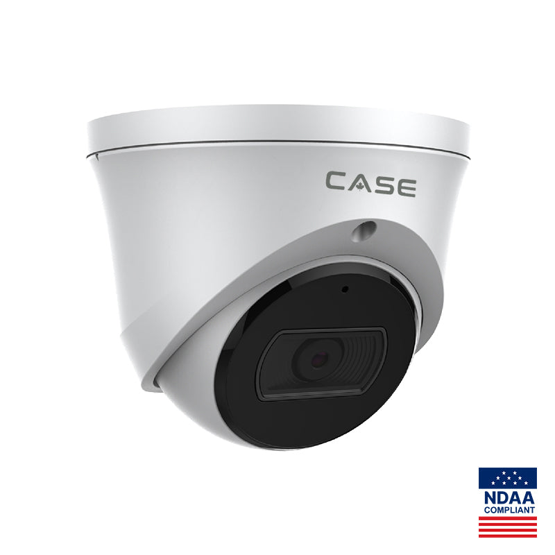 CASE CS-I5XS M-2.8mm 5MP IP Turret Camera Smart IR |POE, IP66 Rating |NDAA Compliant | 6-year warranty