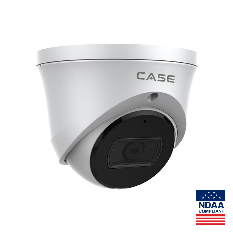 CASE CS-I8XS M-2.8mm 8MP IP Turret Camera Smart IR |POE, IP66 Rating |NDAA Compliant |6-year warranty