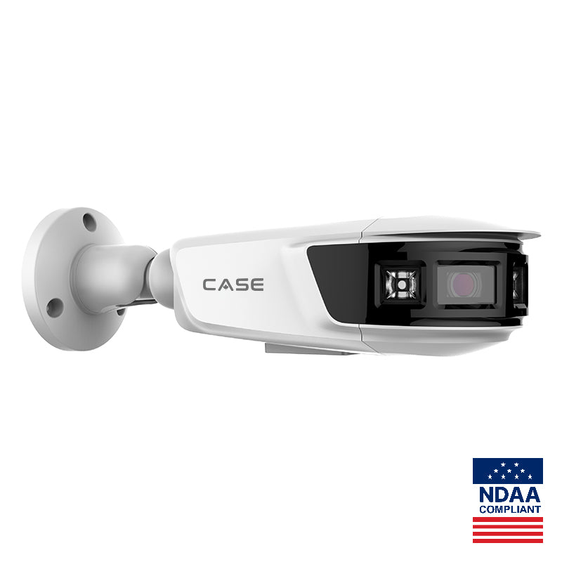 CASE CS-I82V 180 8MP IP Bullet Camera Smart IR |POE, IP66 Rating |NDAA Compliant |6-year warranty