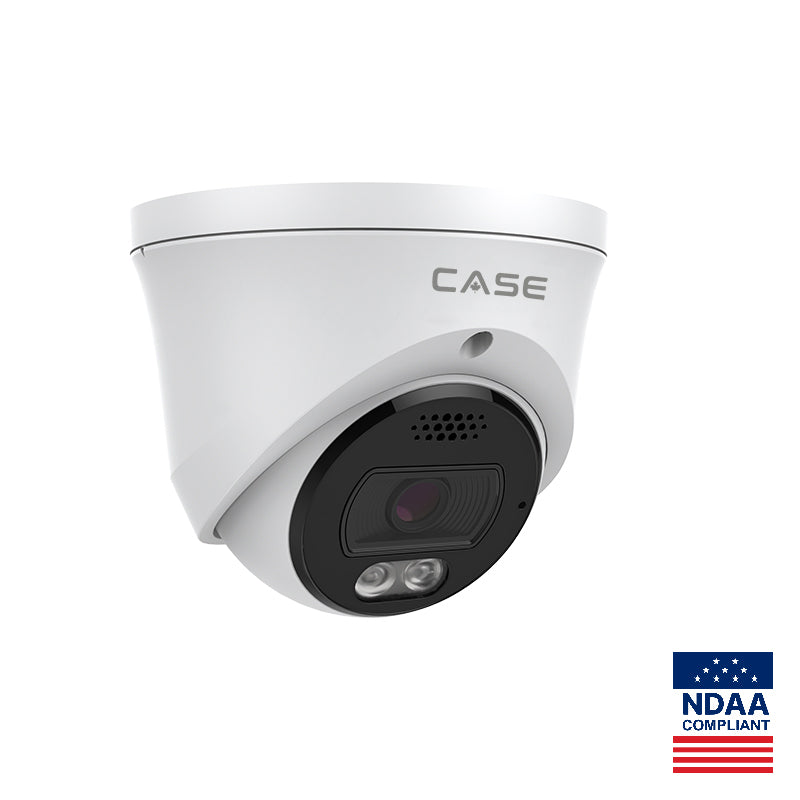 CASE CS-I8XQ 2.8mm 8MP IP Turret Camera Smart IR |POE, IP66 Rating |NDAA Compliant |6-year warranty