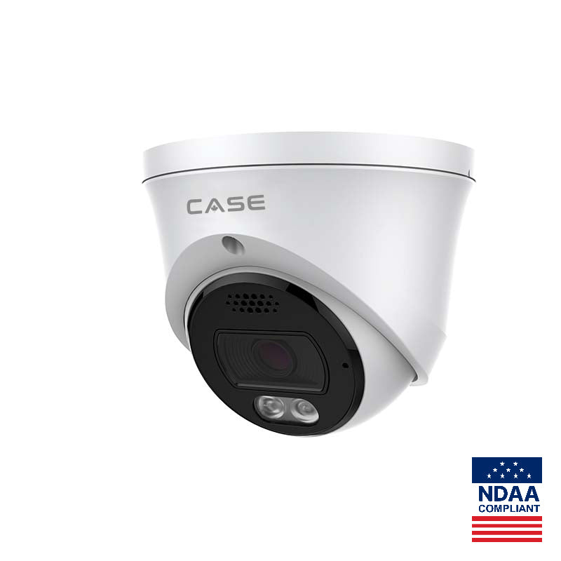 CASE CS-I8XQ 2.8mm 8MP IP Turret Camera Smart IR |POE, IP66 Rating |NDAA Compliant |6-year warranty