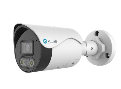 Alibi ALI-FB41-LUA-D Vigilant 4MP 98 Feet Dual Light IllumiNite IR Starlight Mini Bullet IP Camera w/ Built-in Mic and Speaker