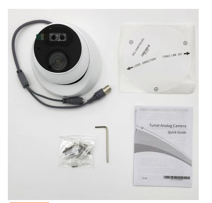 Alibi ALI-AT22-UA-D Vigilant Flex Series 2MP Starlight 131ft 4-in-1 Fixed Turret Security Camera