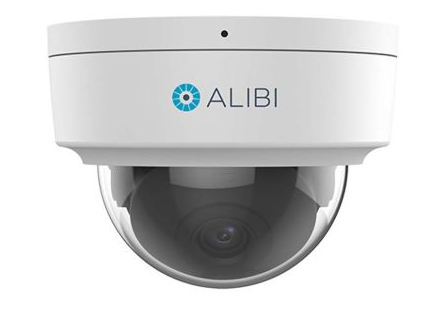 Alibi ALI-PD80-VUAI-D Vigilant Performance Series 8MP Starlight IntelliSearch IP Fixed Dome IR Camera with Built-in Mic