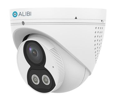Alibi ALI-FT81-LUA-D Vigilant 8MP 98 Feet Dual Light IR Starlight IllumiNite IP Turret Camera w/ Built-in Mic and Speaker