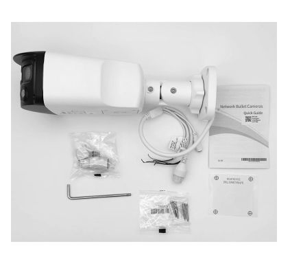 Alibi ALI-PF80-VLUAI-D Vigilant Performance Series 8 MP IntelliSearch IllumiNite Starlight SmartSense Dual-Lens Panoramic Fixed Vandal-Resistant IP Bullet Camera