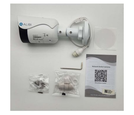 Alibi ALI-FB81-LUA-D Vigilant 8MP 98 Feet Dual Light IllumiNite IR Starlight Mini Bullet IP Camera w/ Built-in Mic and Speaker