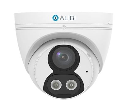 Alibi ALI-FT81-LUA-D Vigilant 8MP 98 Feet Dual Light IR Starlight IllumiNite IP Turret Camera w/ Built-in Mic and Speaker