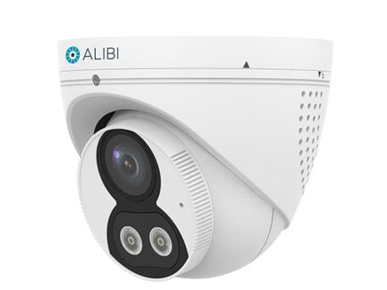 Alibi ALI-FT41-LUA-D Vigilant 4MP 98 Feet Dual Light IR Starlight IllumiNite IP Turret Camera w/ Built-in Mic and Speaker