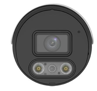 Alibi ALI-FB41-LUA-D Vigilant 4MP 98 Feet Dual Light IllumiNite IR Starlight Mini Bullet IP Camera w/ Built-in Mic and Speaker