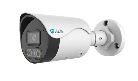 Alibi ALI-FB81-LUA-D Vigilant 8MP 98 Feet Dual Light IllumiNite IR Starlight Mini Bullet IP Camera w/ Built-in Mic and Speaker