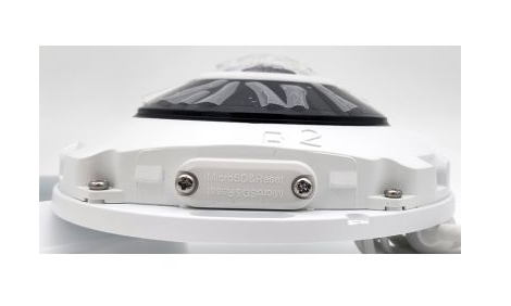Alibi ALI-XF120-VAI-D Vigilant Performance Series 12MP IP Vandal - Resistant Fisheye Fixed Dome Camera