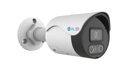 Alibi ALI-FB41-LUA-D Vigilant 4MP 98 Feet Dual Light IllumiNite IR Starlight Mini Bullet IP Camera w/ Built-in Mic and Speaker