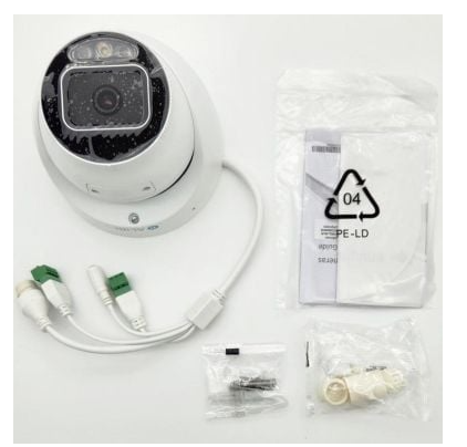 6X Alibi ALI-PT50-LUAIS-D Vigilant 5MP 98 Feet IllumiNite-IR Starlight IntelliSearch IP Turret Camera w/Built-in Mic and Speaker