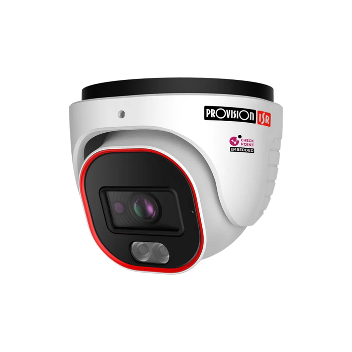 Provision-ISR S-Sight DH-320IPSN-28 S-Sight ,Hybrid light,Dome/Turret,Illumination 20M,2.8mmLens Checkpoint embedded,2MP - Provision ISR - Ally Security