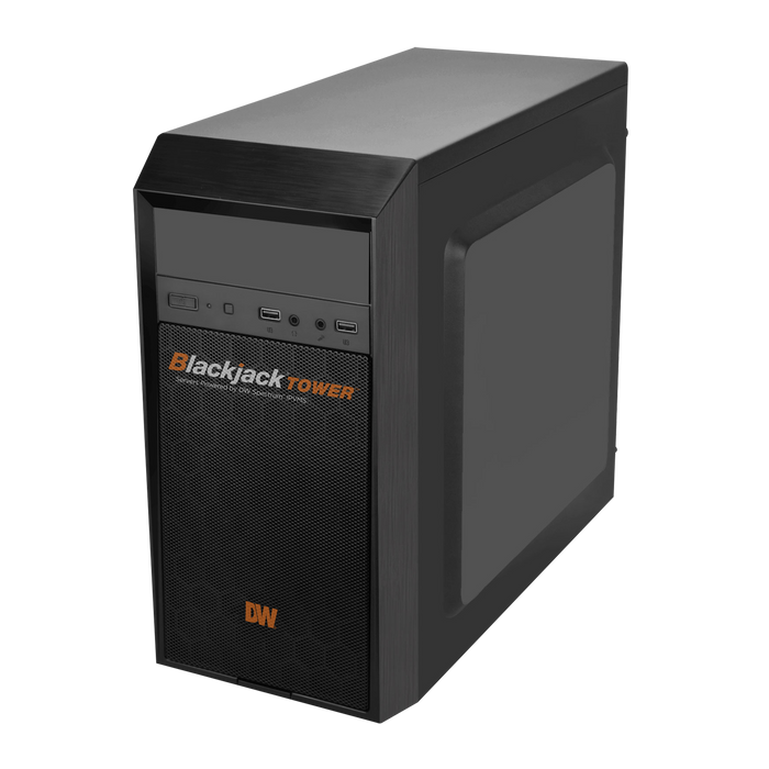 Digital Watchdog DW-BJMT5148TLX IP - NVR 48TB Blackjack mid-tower,Ubuntu Linux OS on SSD, 360Mbps  throughput, Intel i5, 16GB RAM, 48TB storage, UL
