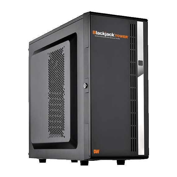 Digital Watchdog DW-BJT7140T IP - NVR 40TB Blackjack tower, Windows OS on SSD, 600Mbps throughput, Intel i7, 16GB RAM, hot-swappable, 40TB storage, UL