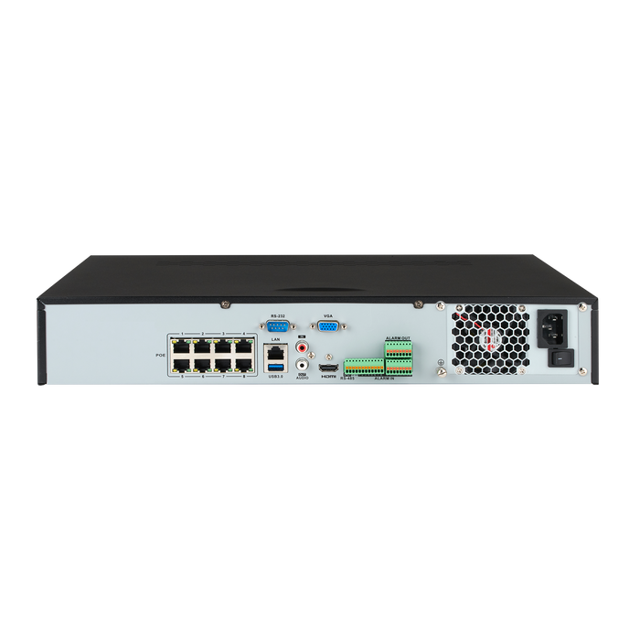 Digital Watchdog DW-VP1232T8P IP - NVR 12ch Advanced Linux-Based embedded NVR,  32TB, Supports 12 2.1MP cameras@30fps (1080P)