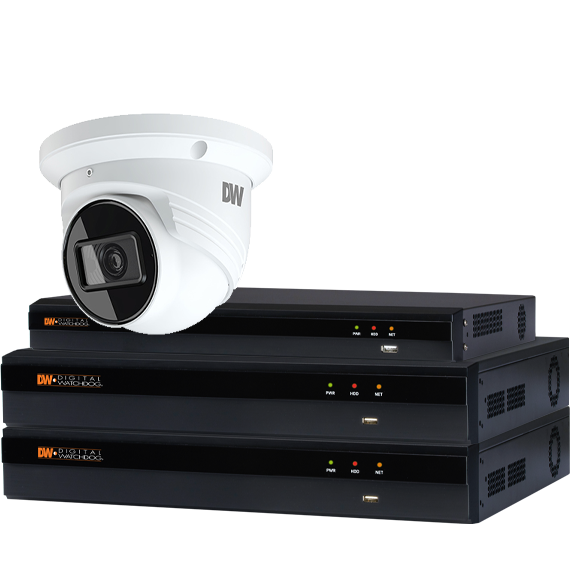 Digital Watchdog DW-VP12T9KIT28 IP - Bundle 5MP BUNDLE AND SAVE 21% - (8) 5MP Fixed Vandal Turret cameras  with 2TB HDD NVR
Consist of 1 - DW-VP122T8P & 8 - DWC-MT95Wi28TW