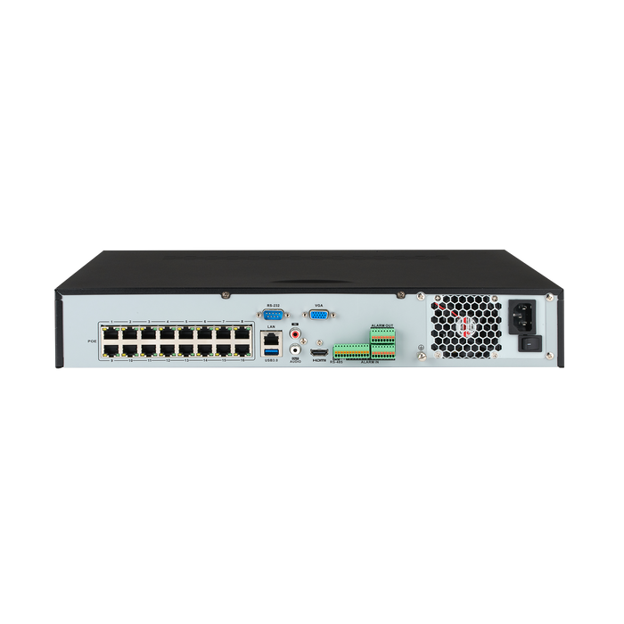 Digital Watchdog DW-VP169T16P IP - NVR 16ch Advanced Linux-Based embedded NVR, 9TB, Supports 16 2.1MP cameras @30fps (1080P)