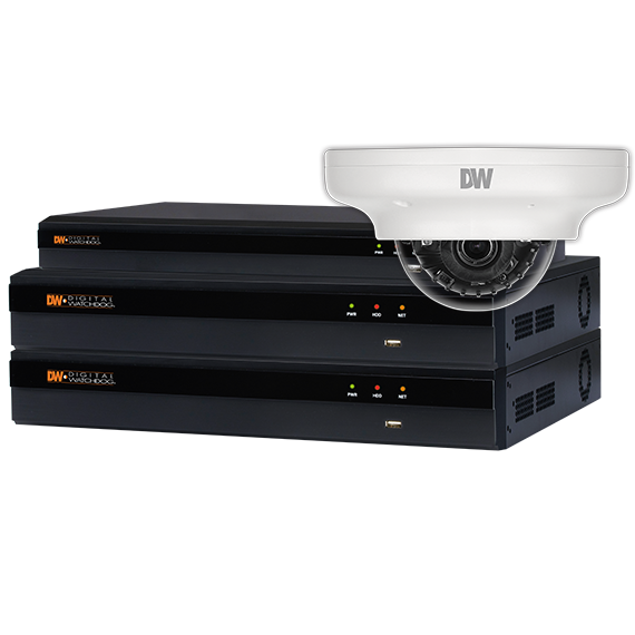 Digital Watchdog DW-VP9V7BUN24 IP - Bundle 2MP BUNDLE AND SAVE 20% - (4) 2.1MP Fixed Focal Vandal Dome cameras  with 2TB HDD NVR
Consist of 1 - DW-VP92T4P & 4 - DWC-MV72Di28T