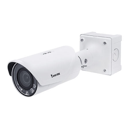 IB9365-EHT-40MM Vivotek 12-40mm Motorized 60FPS @ 1080p Outdoor IR Day/Night WDR Bullet IP Security Camera 12VDC/24VAC/PoE - Extreme Weather