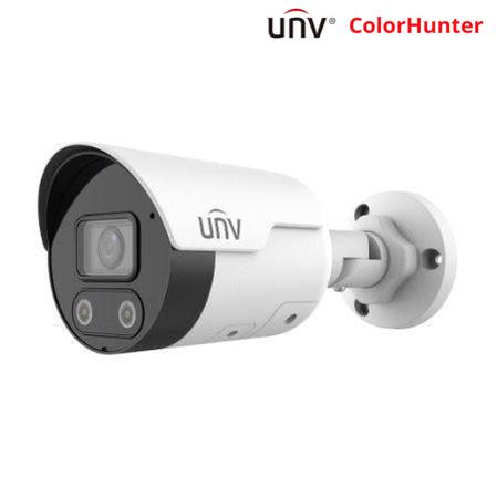 IPC2122SR3-ADF40KMC-DL Uniview Prime I Series 4mm 30FPS @ 1080p ColorHunter Outdoor Warm Light IR Day/Night WDR Bullet IP Security Camera 12VDC/PoE