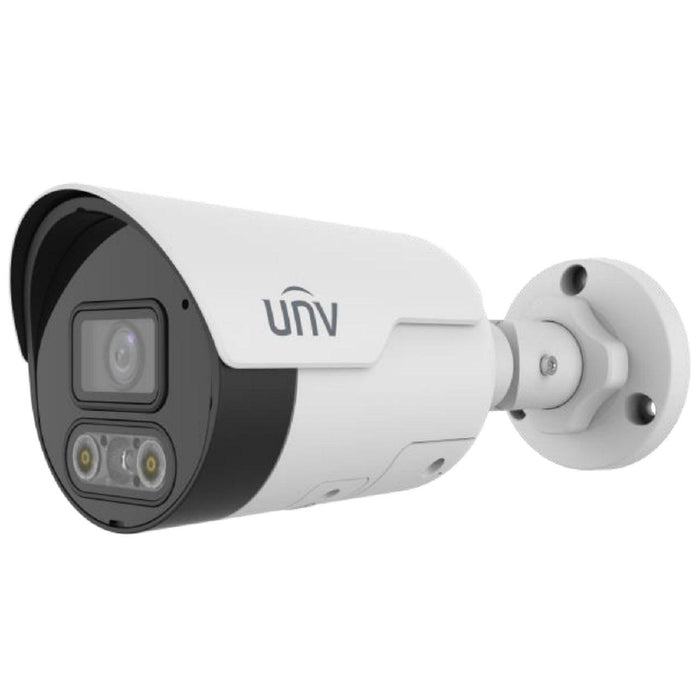 IPC2128SR-ADF40KMC-DL-H Uniview Sharp Series 4.0mm 20FPS @ 8MP ColorHunter Outdoor IR Day/Night WDR Fixed Bullet IP Security Camera 12VDC/PoE