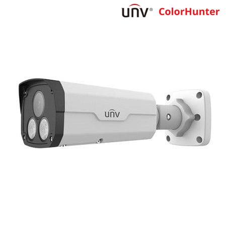 IPC2228SE-DF40K-WL-I0 Uniview Prime III Series 4mm 30FPS @ 8MP ColorHunter Outdoor White Light Day/Night WDR Bullet IP Security Camera 12VDC/PoE