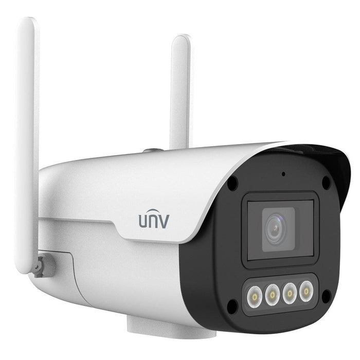 IPC2A14LP-ADF60KC-4G-US Uniview Easy Series 6.0mm 30FPS @ 4MP ColorHunter Outdoor IR Day/Night WDR Fixed Bullet IP Security Camera 12VDC