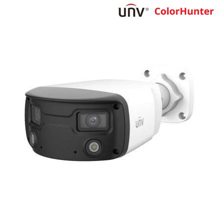 IPC2K24SE-ADF40KMC-WL-I0 Uniview Prime III Series Multi-Sensor 4mm 30FPS @ 4MP ColorHunter Outdoor White Light Day/Night WDR Bullet IP Security Camera 12VDC/PoE