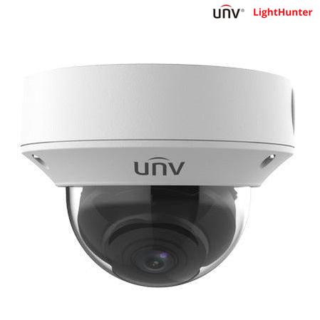 IPC3234EA-HDZK Uniview Pro Series 2.8~12mm Motorized 60FPS @ 4MP LightHunter Intelligent Outdoor IR Day/Night WDR Dome IP Security Camera 12VDC/24VAC/PoE