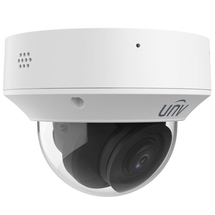 IPC3238EA-AHDX4K-I1 Uniview Pro Series 8~32mm 4x Optical Zoom 60FPS @ 8MP LightHunter Outdoor IR Day/Night WDR Dome IP Security Camera 12VDC/PoE