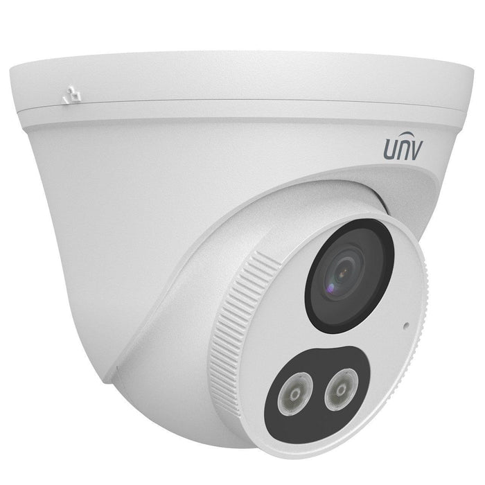 IPC3612LB-AF28K-DL Uniview Easy Series 2.8mm 30FPS @ 2MP Outdoor ColorHunter IR Day/Night WDR Dual-light Turret IP Security Camera 12VDC/PoE