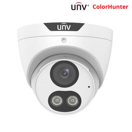 IPC3615SE-ADF40KM-WL-I0 Uniview Prime III Series 4mm 25FPS @ 5MP ColorHunter Outdoor White Light Day/Night WDR Eyeball IP Security Camera 12VDC/PoE