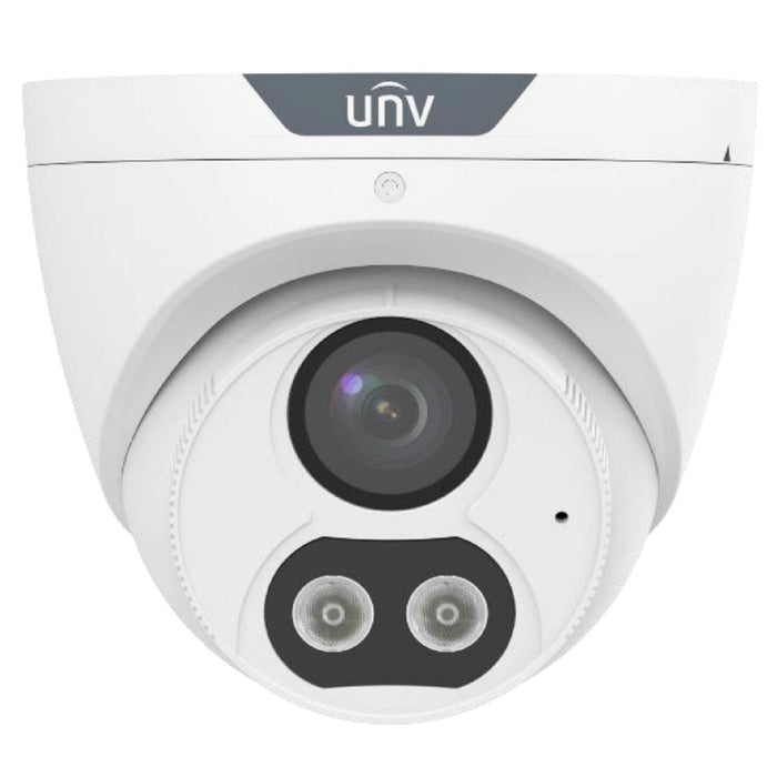 IPC3618SR-ADF40KMC-DL-H Uniview Sharp Series 4.0mm 20FPS @ 8MP ColorHunter Outdoor IR Day/Night WDR Fixed Eyeball IP Security Camera 12VDC/PoE