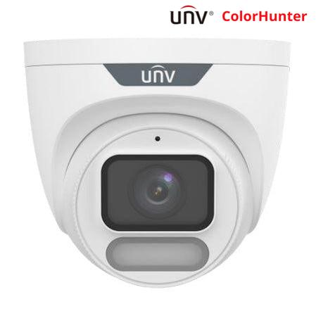 IPC3624SR-ADF28KM-WP Uniview OwlView Series 2.8mm 25FPS @ 4MP Outdoor ColorHunter with Wise-ISP Day/Night WDR Eyeball IP Security Camera 12VDC/PoE