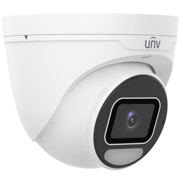 IPC3638SE-ADF28K-WP-I1 Uniview Owlview Plus Series 2.8mm 30FPS @ 8MP Outdoor IR Day/Night WDR Eyeball IP Security Camera 12VDC/PoE