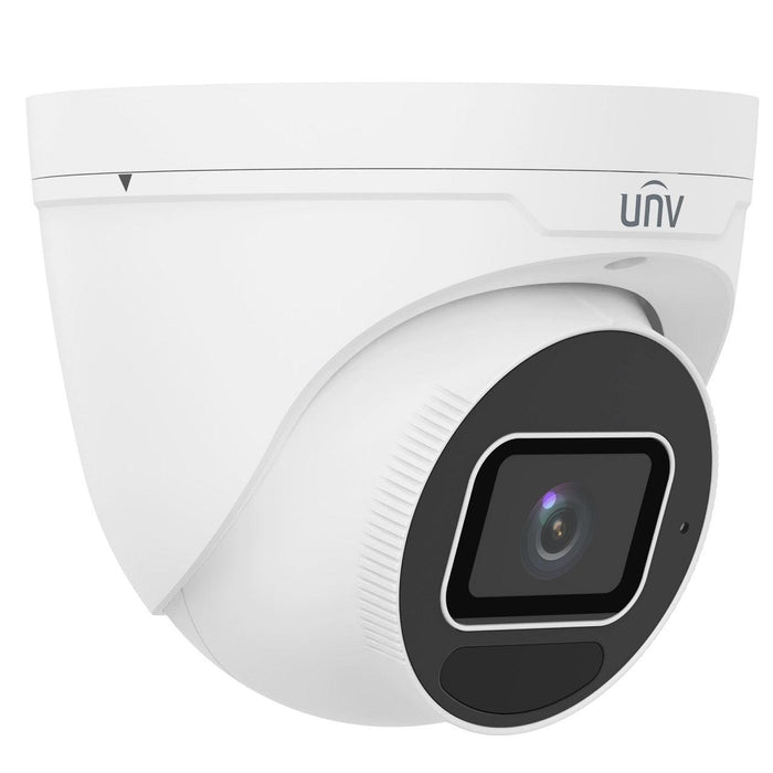 IPC3638SS-ADF28K-I1 Uniview Prime II Series 2.8mm 30FPS @ 8MP Outdoor IR Day/Night LightHunter WDR Turret IP Security Camera 12VDC/PoE