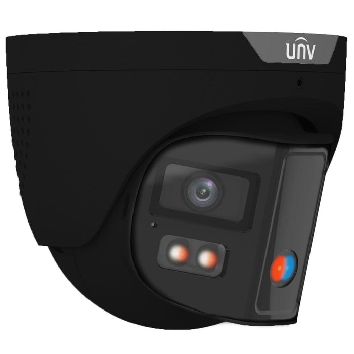 IPC3K28SE-ADF28KMC-DL-I0-BK Uniview OmniView Series 2-in-1 2.8mm 20FPS @ 8MP ColorHunter Outdoor IR Day/Night WDR Eyeball IP Security Camera 12VDC/PoE - Black